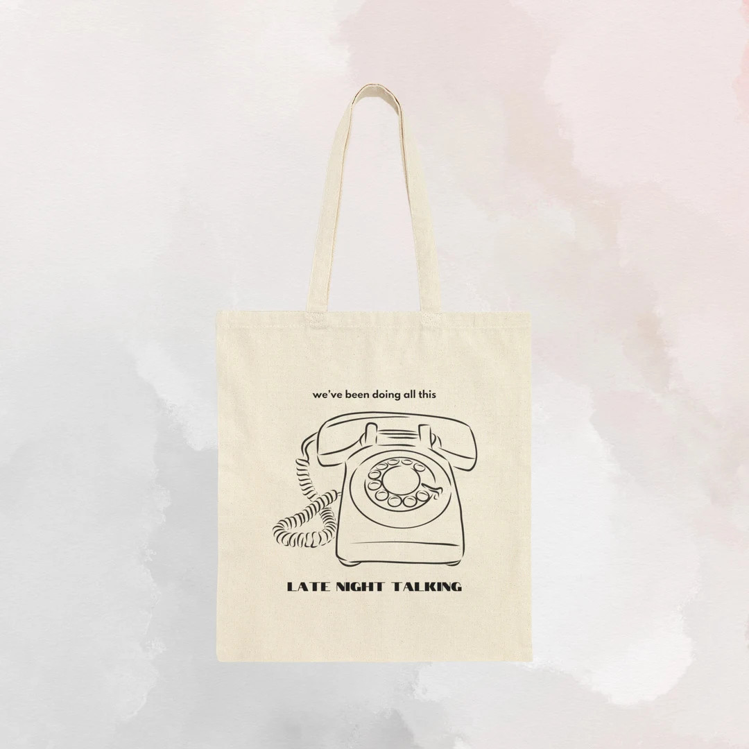 Late Night Talking Harry Styles Tote Bag harrys House - Etsy | Etsy (US)