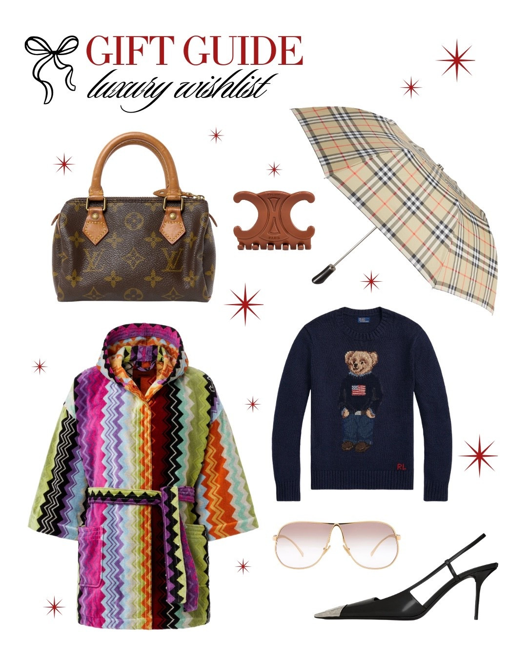 GIFT GUIDE: Luxury wishlist! All the high-end designer finds I'm eyeing for the holidays. For it girls 🎄 ✨ 

#LTKHoliday #LTKGiftGuide