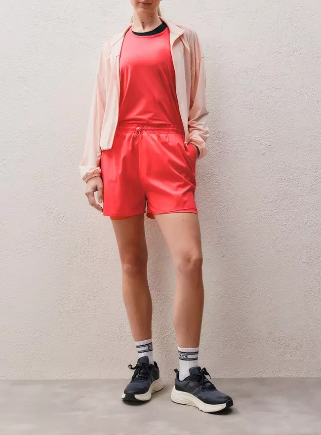 Buy REAKTIV Bright Pink Training 2-In-1 Short L | Sports leggings and joggers | Tu | Tu Clothing