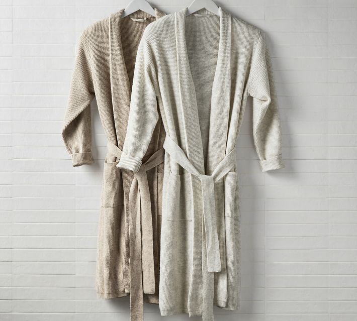 Cozy Thermal Sweater Robe | Pottery Barn (US)