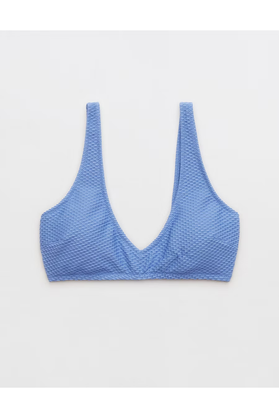 Aerie Jacquard Voop Plunge Bikini Top | American Eagle Outfitters (US & CA)