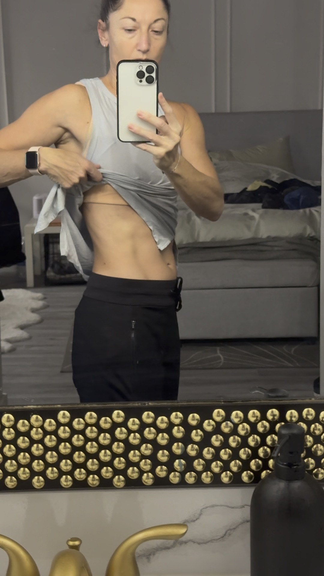 These are my favorite joggers! I usually wear a size 6 but I got a size 4 and they are perfect! Super stretchy and comfortable! 

#LTKGiftGuide #LTKstyletip #LTKfitness