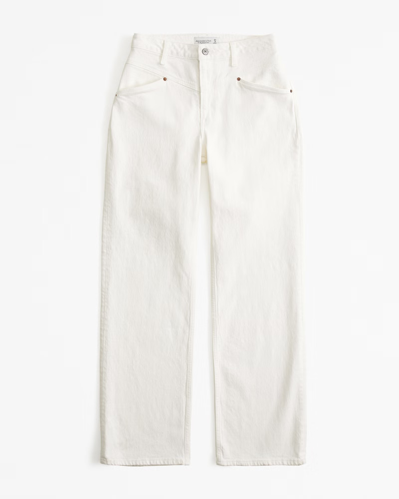 Women's Curve Love High Rise 90s Relaxed Jean | Women's Clearance | Abercrombie.com | Abercrombie & Fitch (US)