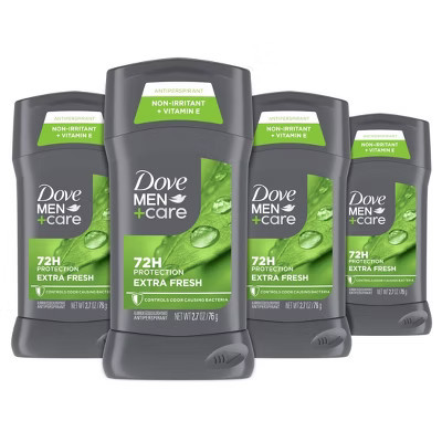 Dove Men+Care 4 Pack/2.7oz Each Men+Care 72-Hour Antiperspirant & Deodorant Stick | Target