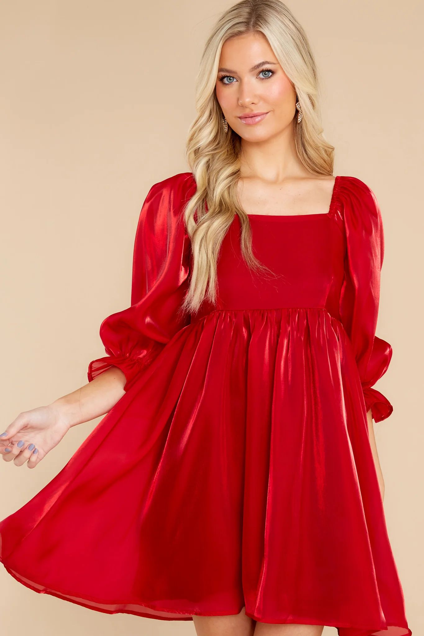 Madly In Love Ruby Red Dress | Red Dress 