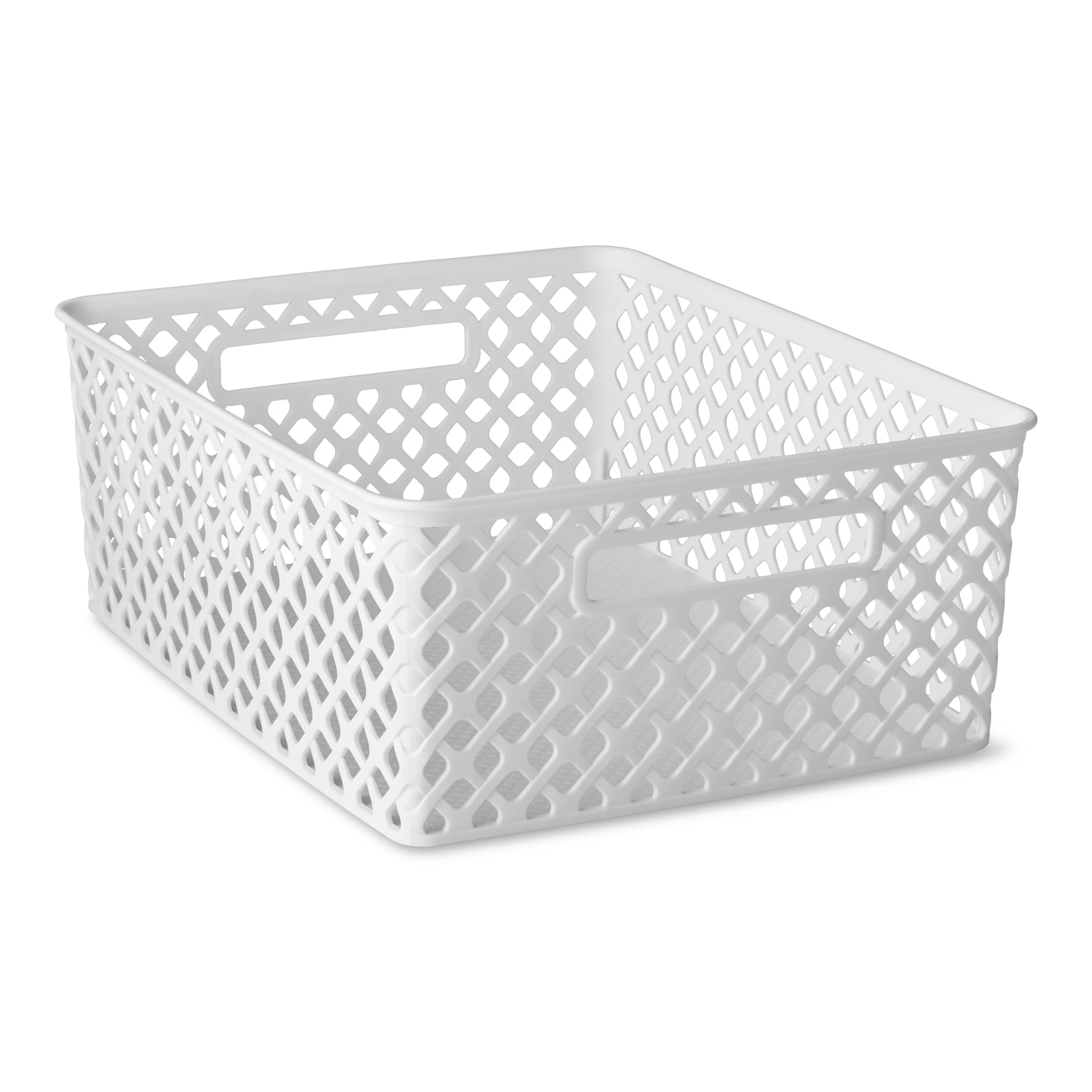 Mainstays Decorative Storage Basket, 14" x 11" | Walmart (US)
