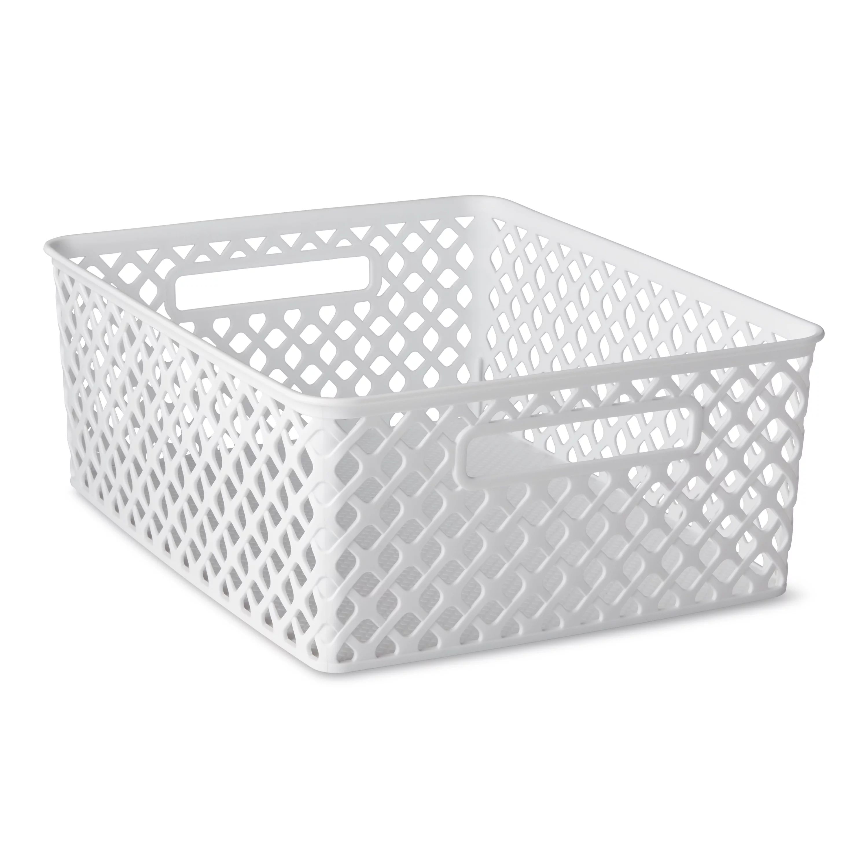 Mainstays Medium Decorative Storage Basket - Walmart.com | Walmart (US)