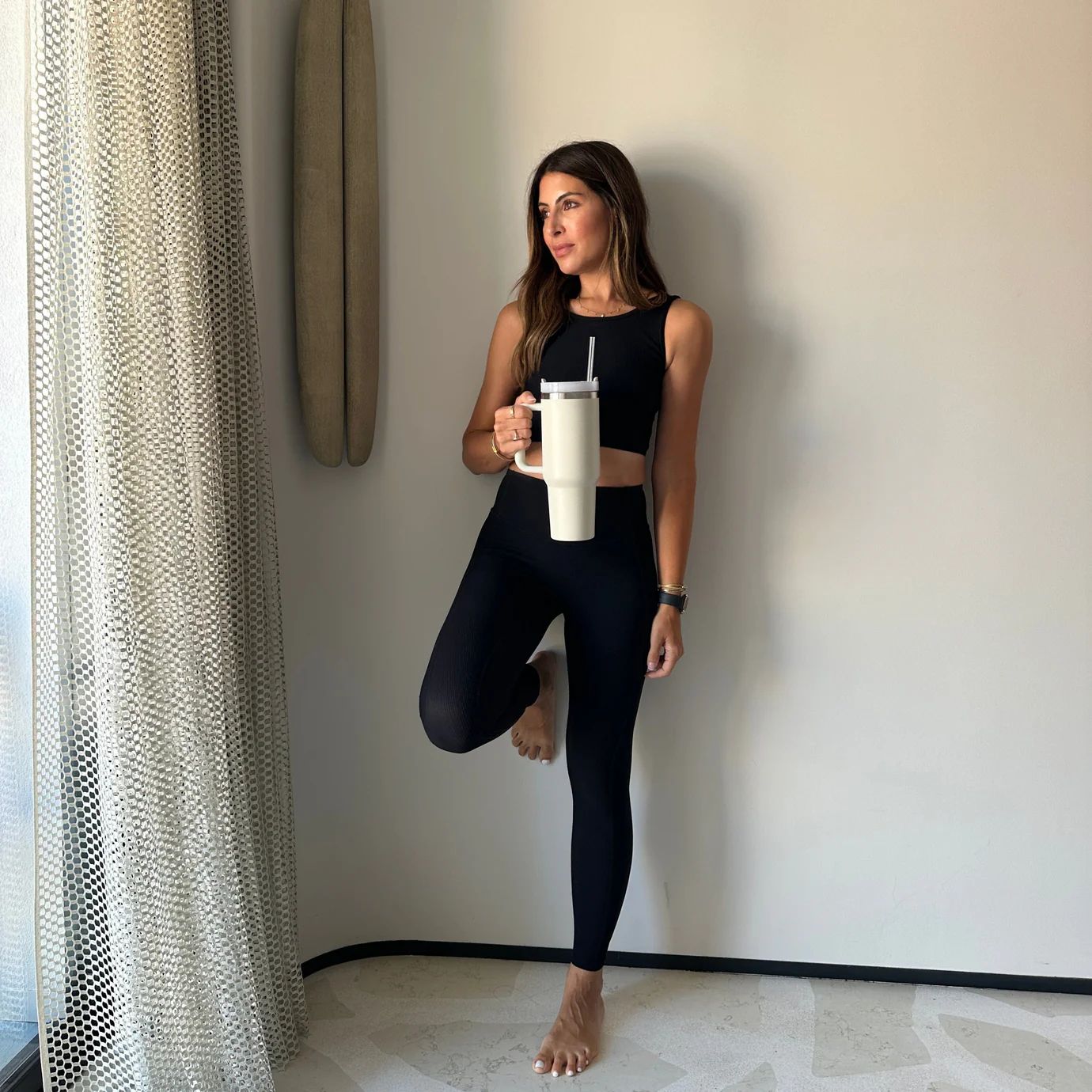 THE ULTIMATE RIBBED LEGGINGS - BLACK | WAT The Brand