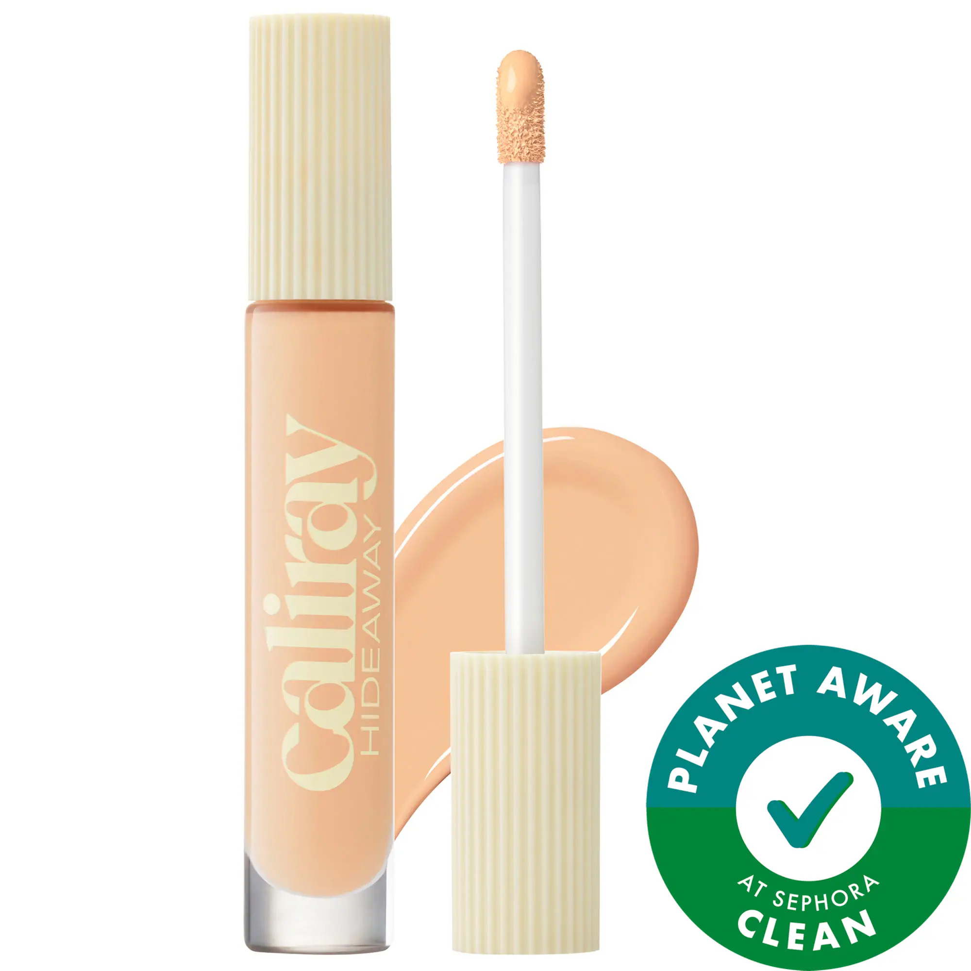caliray Hideaway Brightening + Hydrating Under Eye Color Corrector Concealer Golden Hour 0.25 oz | Sephora (US)