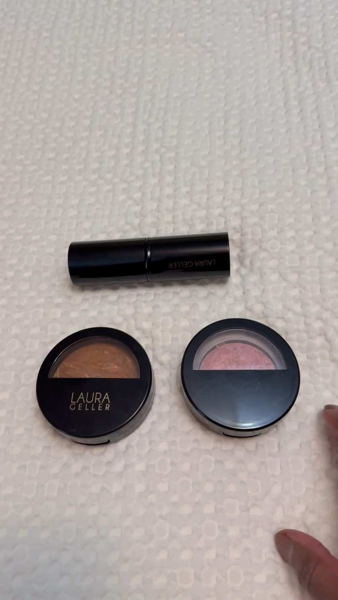 My everyday makeup is a very simple routine. I like this Laura Geller makeup because it’s quick, easy and gives good coverage while looking natural. And it doesn’t sink into those fine lines that some of us have over the age of 50.

#LTKBeauty #LTKmorningroutine #LTKOver40