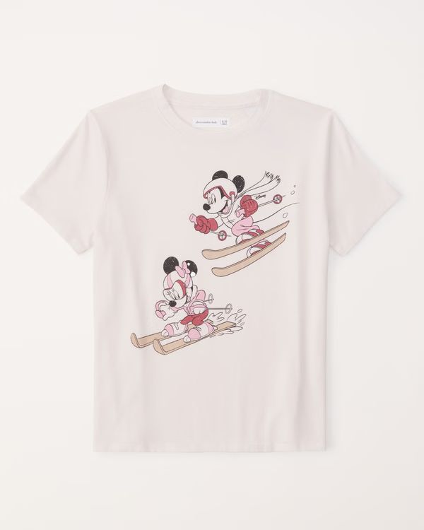 oversized mickey and minnie graphic tee | Abercrombie & Fitch (US)