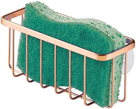 iDesign Gia Kitchen Sink Suction Holder for Sponges, Scrubbers, Soap, Kitchen, Bathroom, 6.75" x ... | Amazon (US)