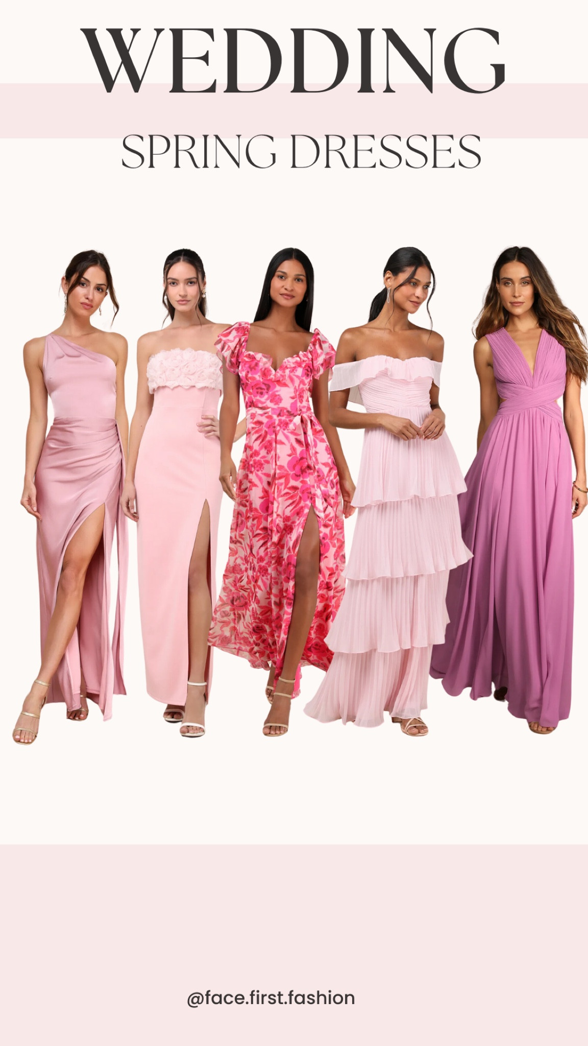 Spring Wedding guest dresses from Lulu’s! Wedding guest dress, dress, Lulu’s. 

#LTKStyleTip #LTKWedding #LTKSeasonal