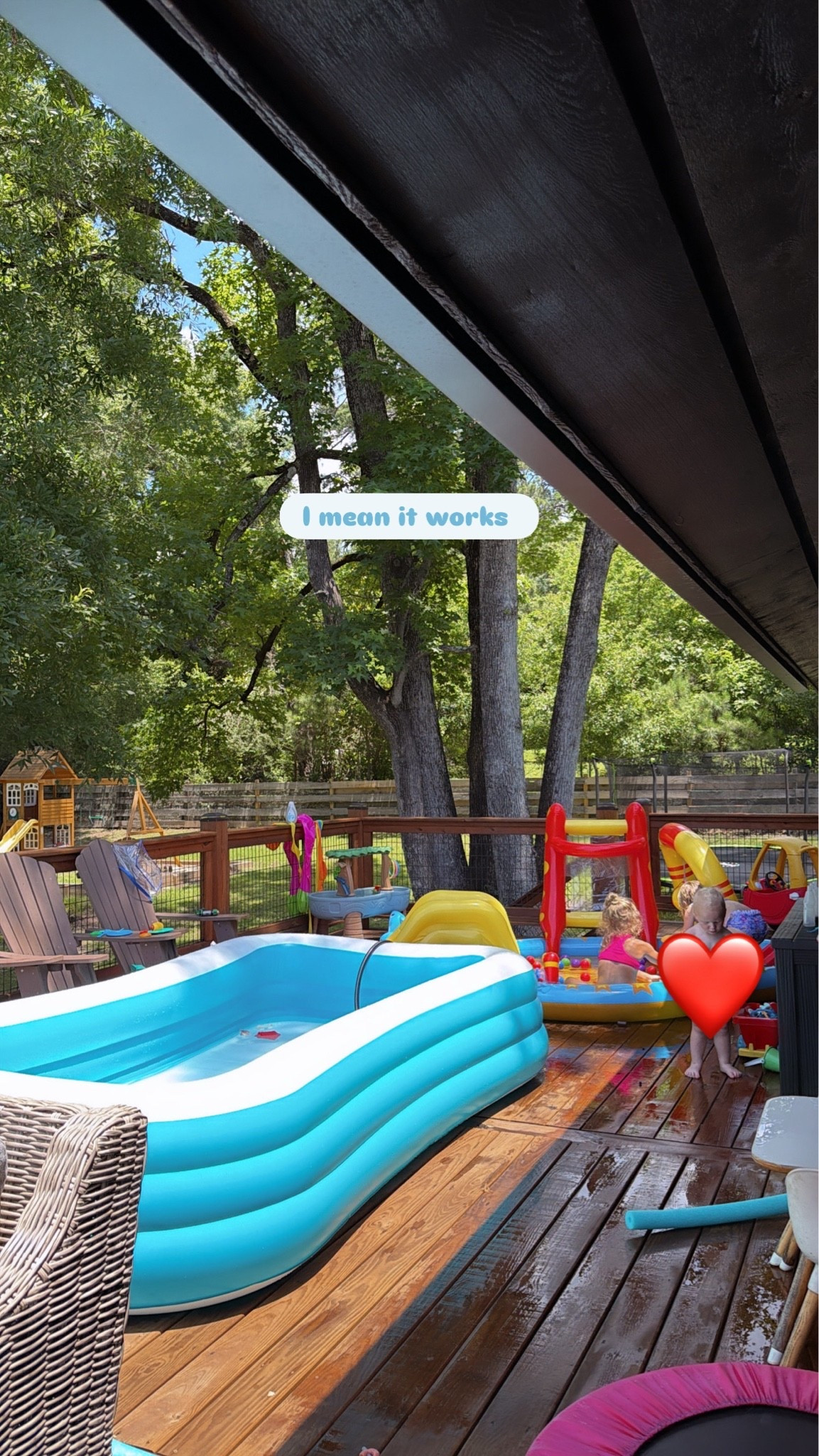 My current patio situation 🤣 the kids are LOVING it though / everything is from Walmart !!!

#LTKSeasonal #LTKKids #LTKmomlife