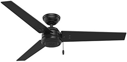 Hunter Fan Company 59264 Hunter 52" Cassius Matte Black Ceiling Fan | Amazon (US)