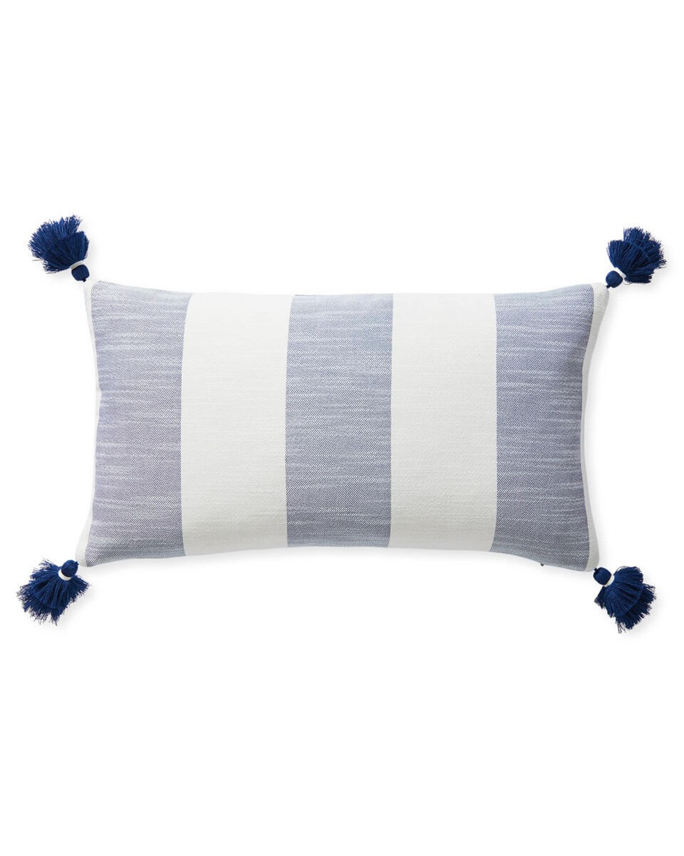 Beach Stripe Pillow Cover | Serena and Lily