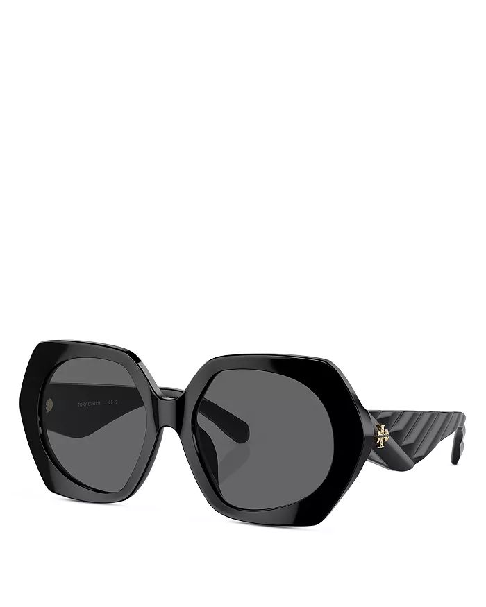 TY7195U Round Sunglasses, 55mm | Bloomingdale's (US)