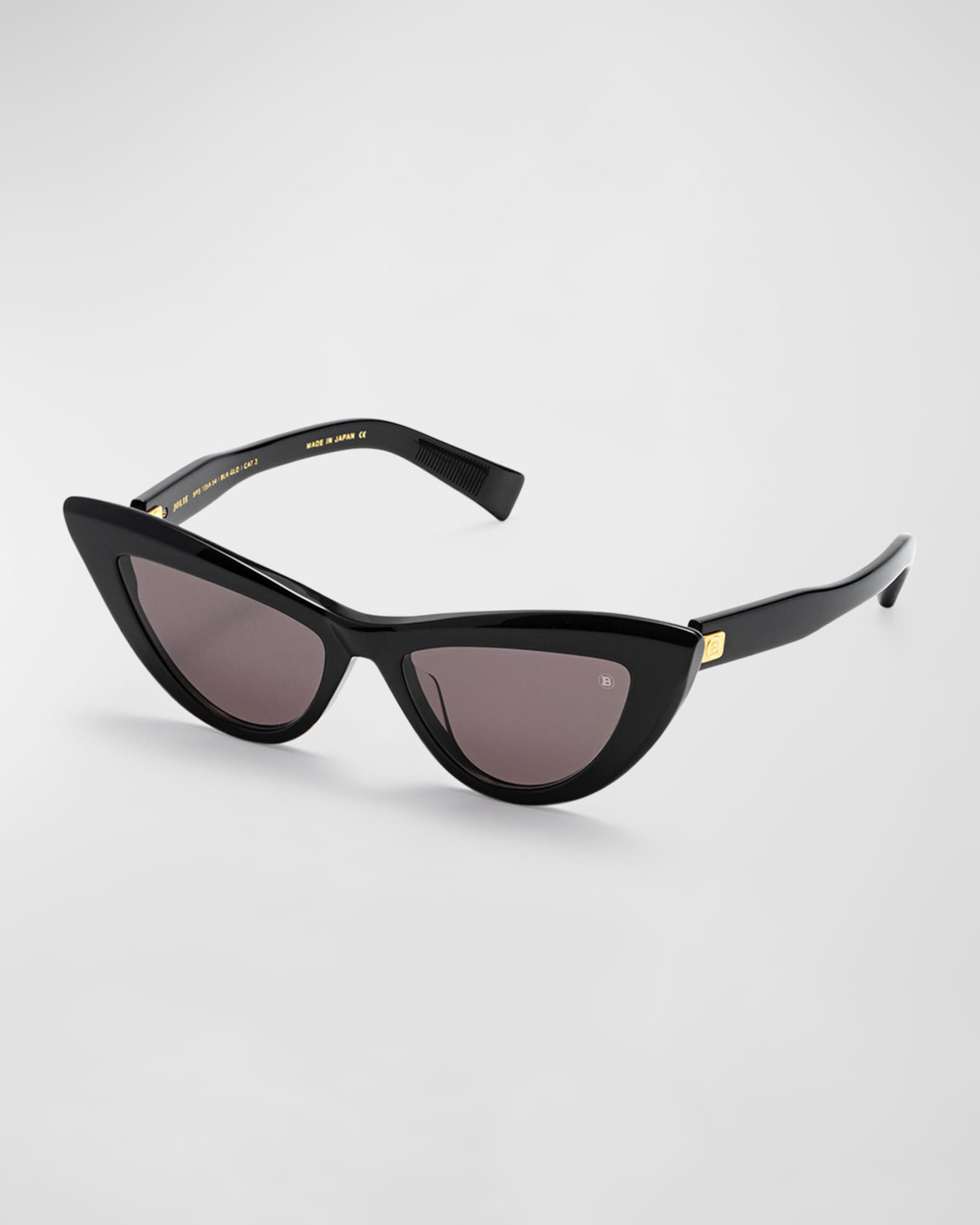 Monogram Acetate & Titanium Cat-Eye Sunglasses | Neiman Marcus