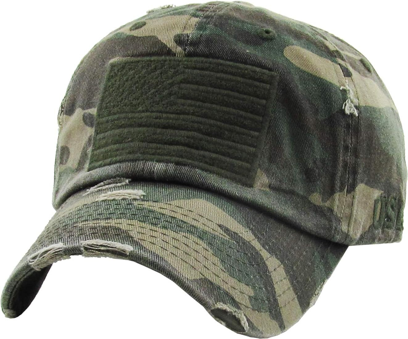 KBETHOS Tactical Operator with USA Flag Patch US Army Military Baseball Cap Adjustable | Amazon (US)