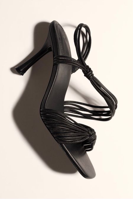 Strappy heeled sandals - come in beige and black! 

#LTKstyletip #LTKfindsunder50 #LTKshoecrush