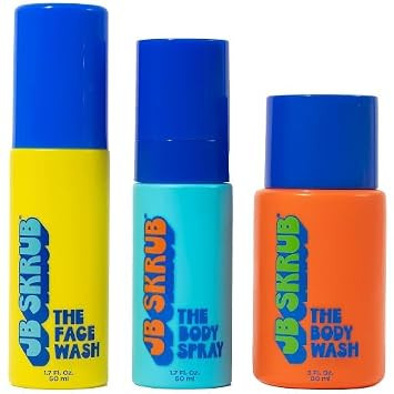 The Junior Travel Trio - Complete Skin Care Set for Kids, Tweens & Teens: Hydrating Body Wash, Refreshing Body Spray, & Gentle Face Wash | Amazon (US)
