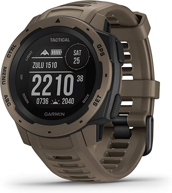 Garmin 010-02064-71 Instinct Tactical, Rugged GPS Watch, Tactical Specific Features, Constructed ... | Amazon (US)
