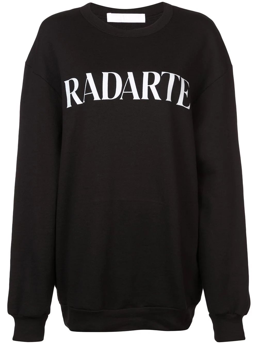 Rodarte logo print sweatshirt - Black | FarFetch Global