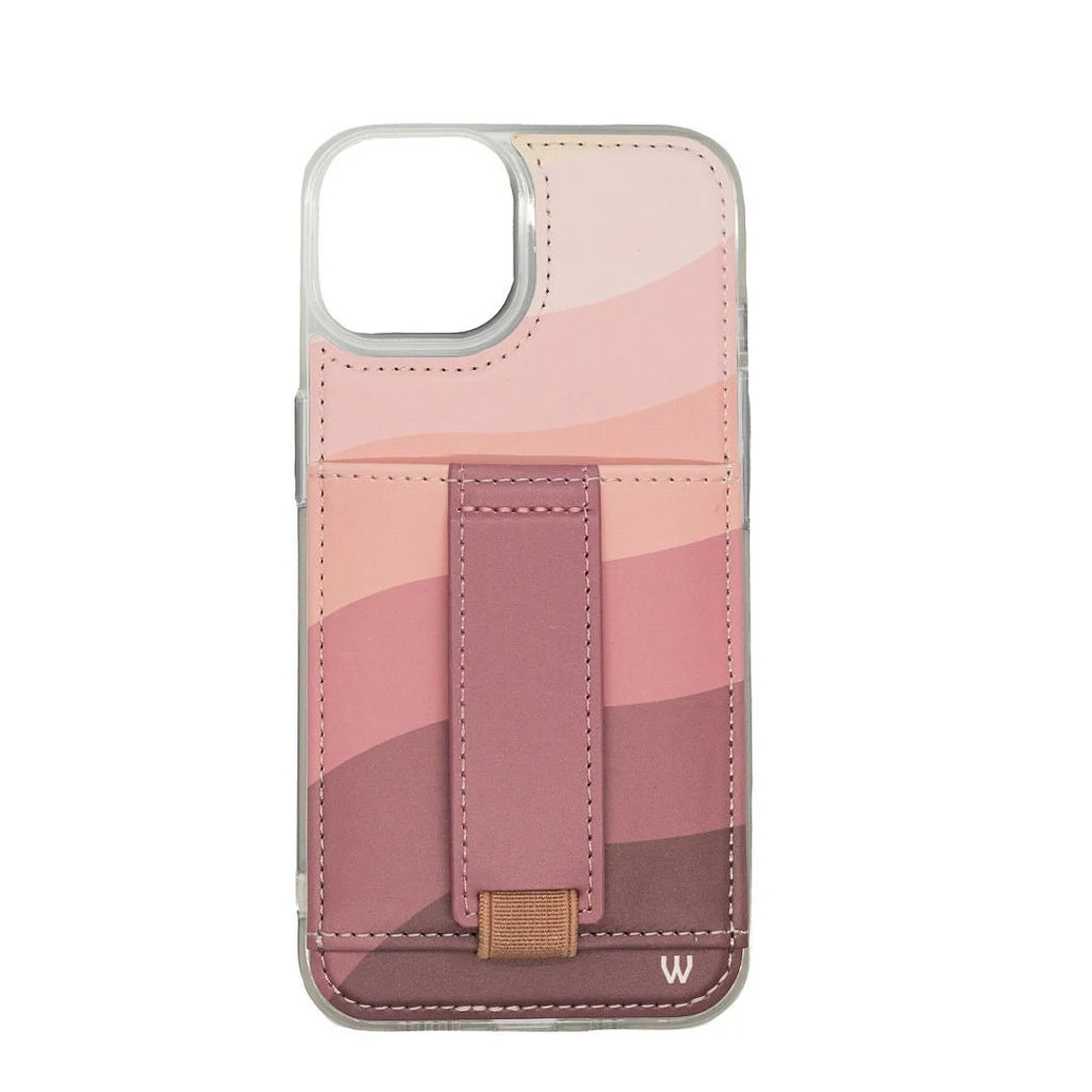 Shades of Plum - iPhone Case with Card Holder, Finger Loop, Adjustable Kickstander | For Every iP... | Etsy (US)