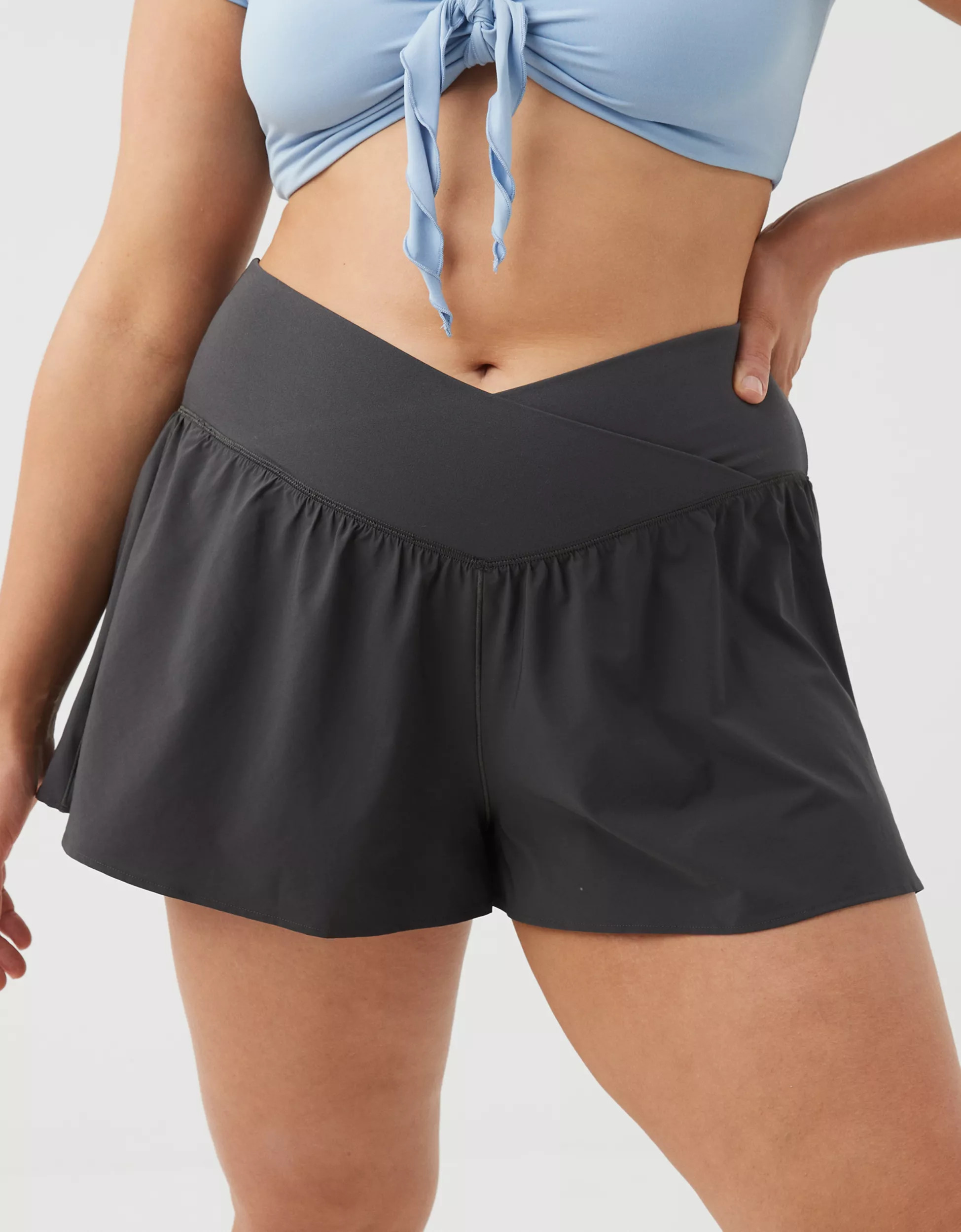 OFFLINE By Aerie Real Me Crossover Flowy Short | Aerie