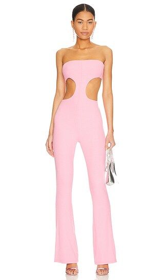 Darcey Cut Out Jumpsuit in Pink | Revolve Clothing (Global)