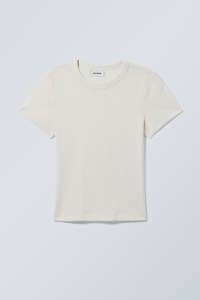 Slim Fitted T-shirt | Weekday