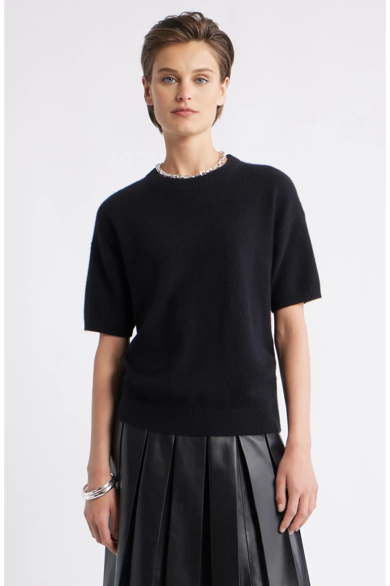 Short Sleeve Cashmere Sweater (Women) | Nordstrom | Nordstrom
