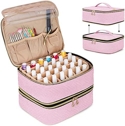 Amazon.com : Luxja Detachable 2 Layers Nail Polish Organizer - Hold 60 Bottles (15ml - 0.5 fl.oz)... | Amazon (US)