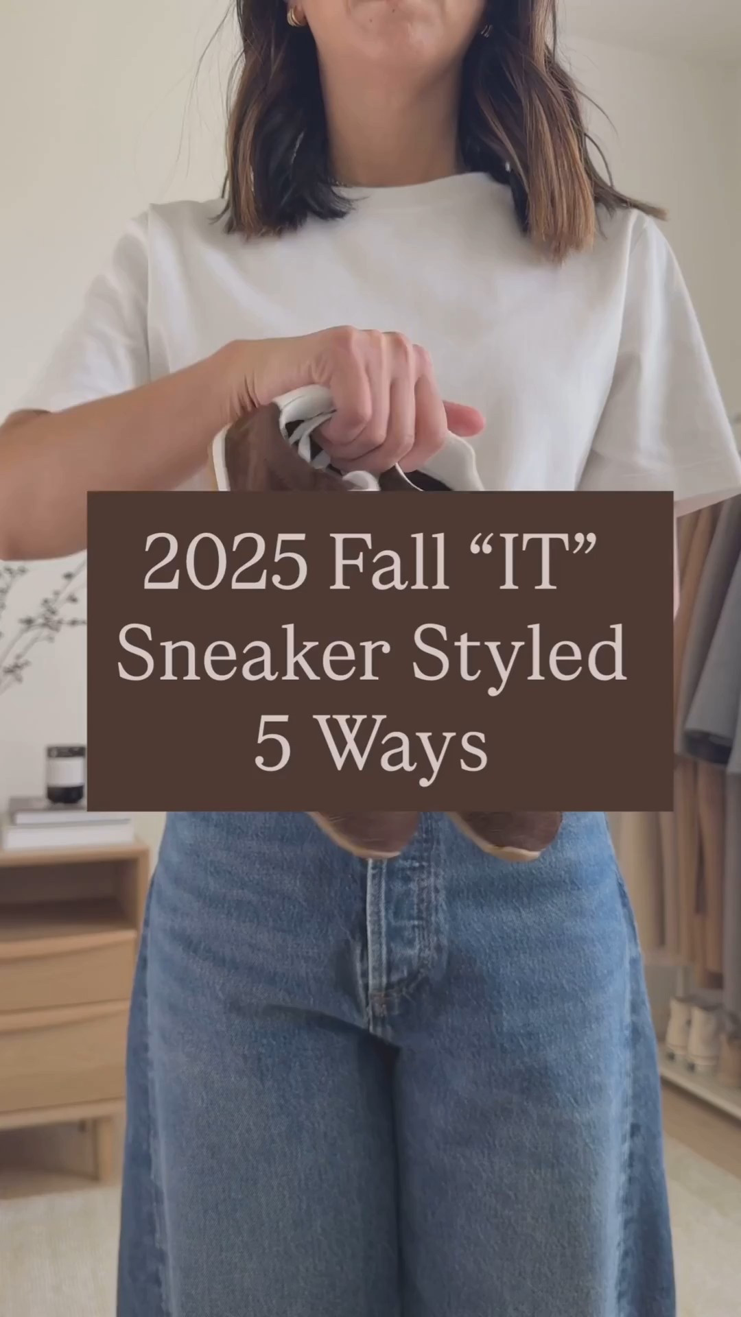 The Fall 2025 "IT" Sneaker aka the retro brown suede sneaker styled multiple ways. On major sale!

Look 1
Madewell tee
Fabrique Jacket petite xs (old)
AGOLDE curve jeans 25, sized up and cut hems
Madewell socks (old)
Dolce Vita Sneakers 6, run small
Liffner Hobo Pillow bag
Celine sunglasses

Look 2
Everlane boxy cashmere sweater xs
Everlane box cut tee medium
Velvet slight barrel pants 2 - no hemming needed
Madewell socks
Dolce Vita Sneakers 6, run small
Liffner Sprout tote
Celine sunglasses
Dorsey James necklace 15"

Look 3
Madewell tee xs
Gap blazer petite xs (old)
Varley leggings xs
Amazon socks 
Dolce Vita Sneakers 6, run small
Quince boyfriend sweater xs
Liffner Hobo Pillow bag

Look 4
Everlane tee medium
Everlane cashmere boxy sweater xs
Barbour Quilted jacket Size US8 Runs small
Citizens of Humanity Miro jeans 25, sized up and cut hems.
Madewell socks (old)
Dolce Vita Sneakers 6, run small
Liffner Hobo Pillow bag
Dorsey James necklace 15"

Look 5
J.Crew jacket xs (old)
Madewell tee xs
Everlane curve jeans 26, sized up and cut hems
Madewell socks
Dolce Vita Sneakers 6, run small
Everlane cotton sweater xs
Polo Ralph Lauren hat
Liffner Hobo Pillow bag

Fall style, fall outfits, petite style, sneakers

#LTKSaleAlert #LTKPetite #LTKFindsUnder50