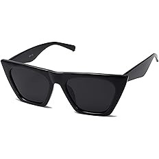 SOJOS Oversized Square Cateye Polarized Sunglasses for Women Men Big Trendy Sunnies SJ2115 | Amazon (US)