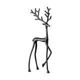 SDJMA Reindeer Statues Resin Deer Sculpture - Black Finish European-Style Modern Decorations,Chri... | Walmart (US)