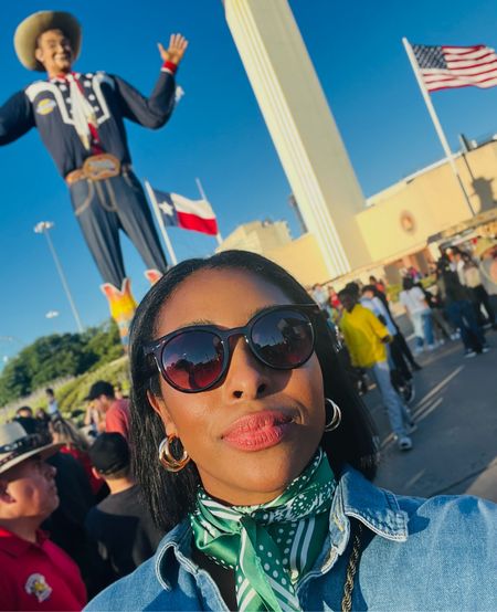 Had a great time at the Texas State Fair! 🎡🎢🎟️

Silk scarf 
Silk bandana

#LTKstyletip #LTKsalealert #LTKfindsunder50