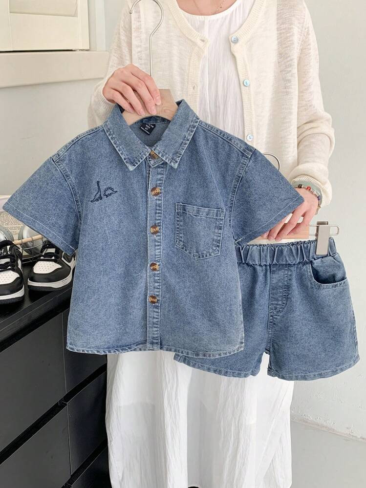 Denim set for boys  | SHEIN