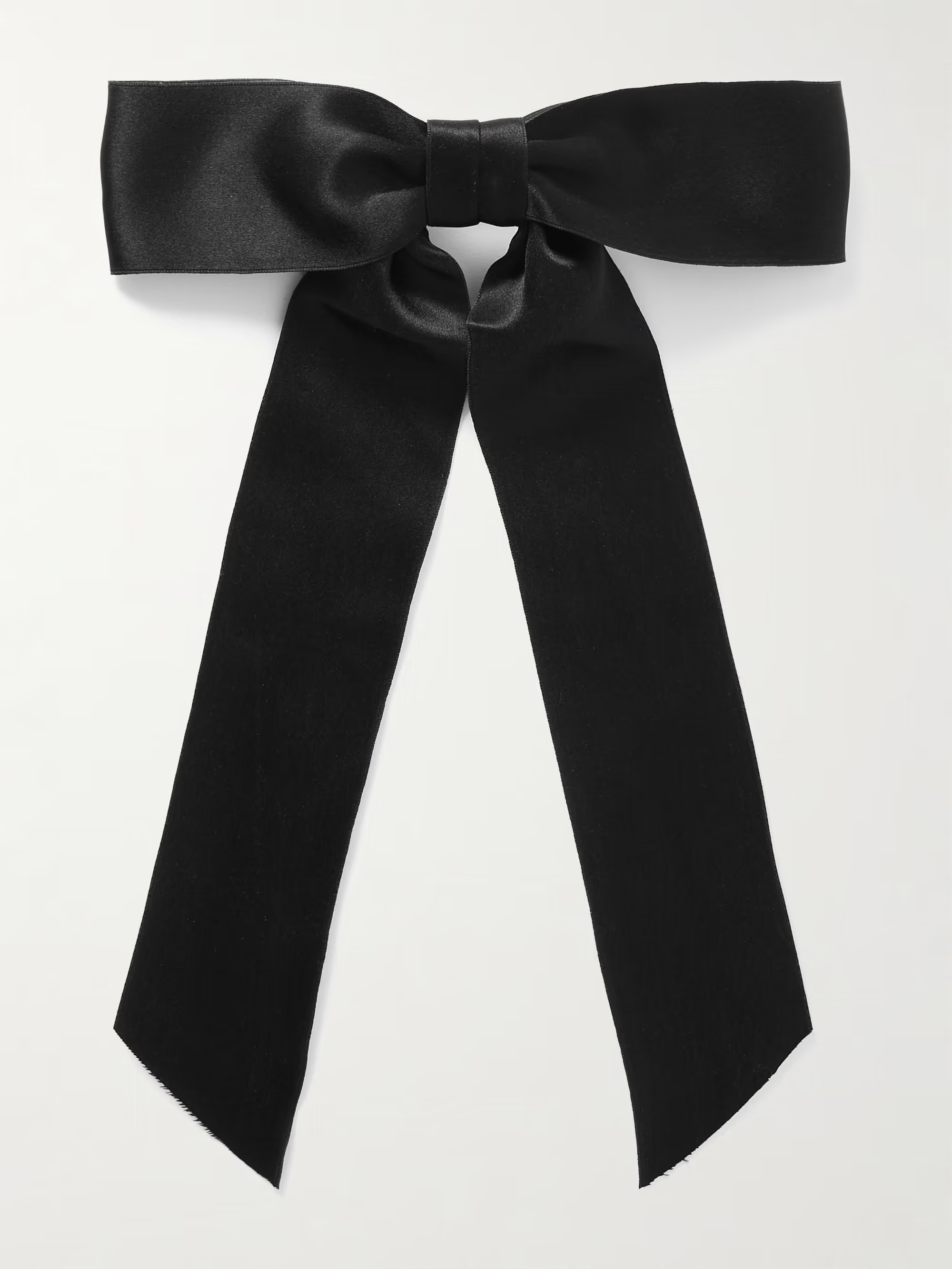 Virginia silk-satin bow hair clip | NET-A-PORTER (UK & EU)