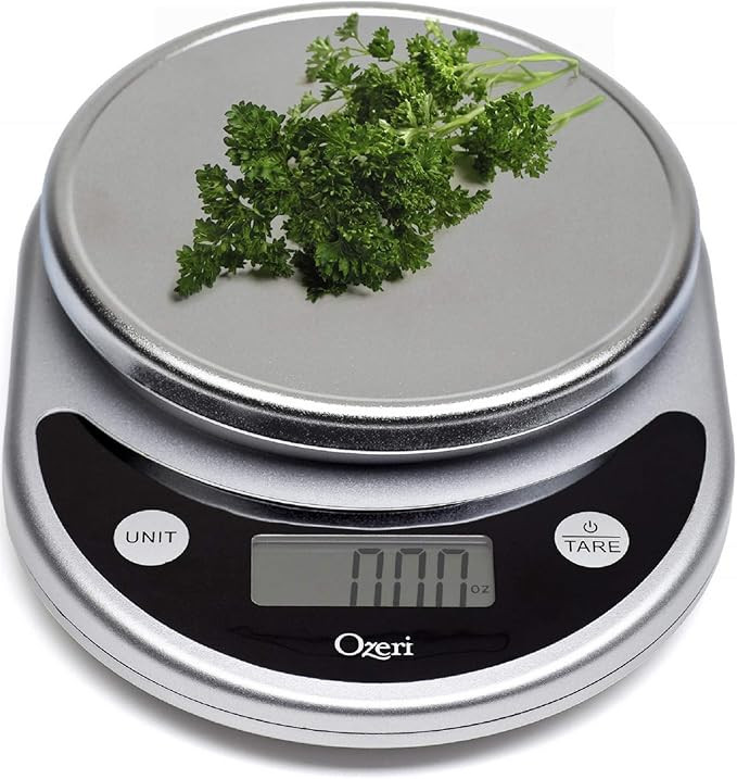 Ozeri ZK14-S Pronto Digital Multifunction Kitchen and Food Scale, Black, 8.25 | Amazon (US)