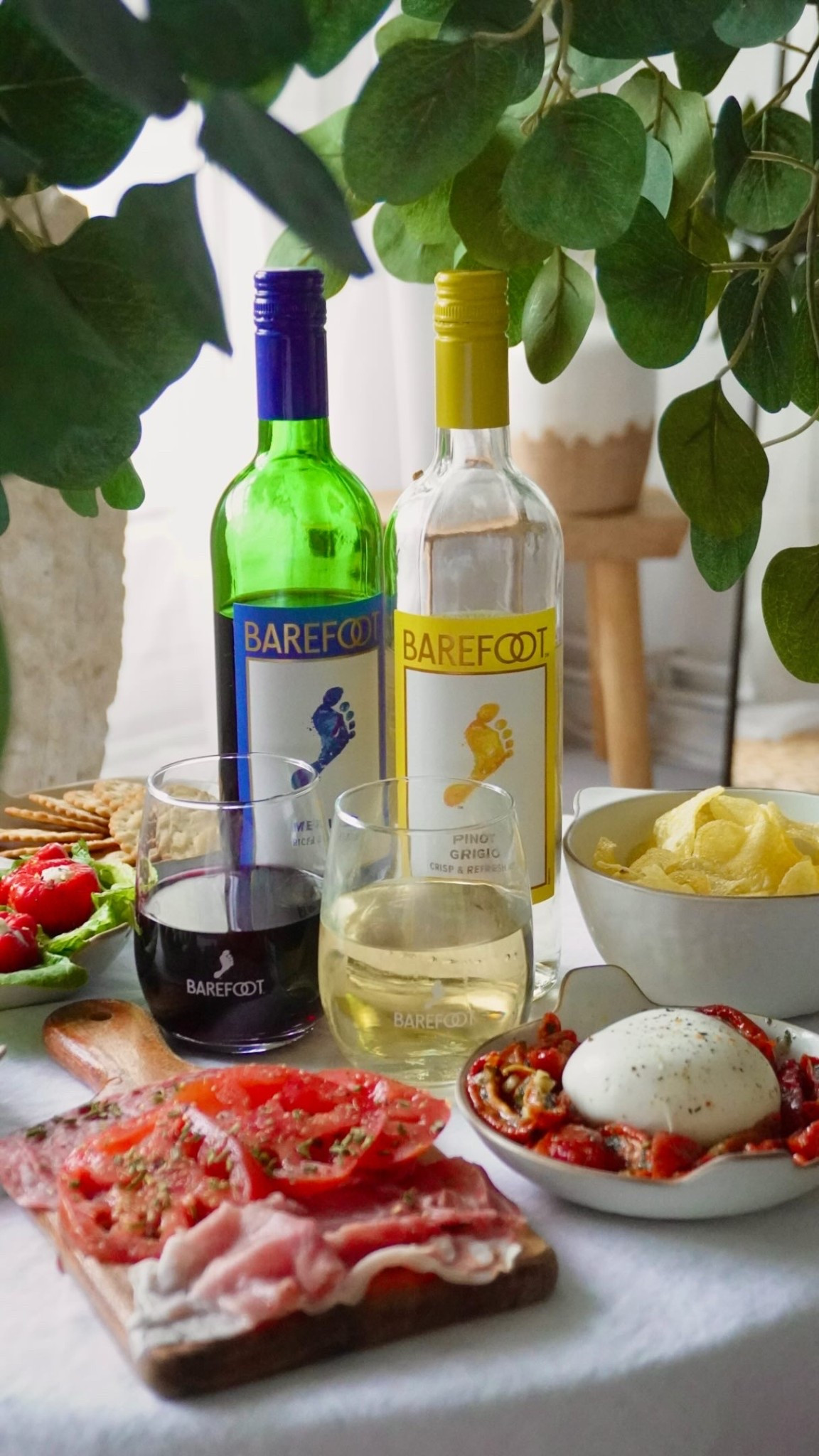 The Luxury Of Together 🥂✨ ad The real luxury is having nowhere else you need to be.

A little something to nibble on, a glass of @barefootwineuk and time to actually enjoy the moment. 🍷

#BarefootWine #TasteItLoveIt #charcuterieinspo #aperitivotime @barefootwine @gifta_uk @marksandspencerfood #hostingathome pinot grigio wine, merlot wine, wine & nibbles evening, summer hosting, girls night in

#LTKhome #LTKfamily #LTKdatenight