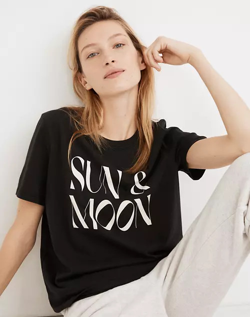 Sun & Moon Graphic Tomboy Tee | Madewell
