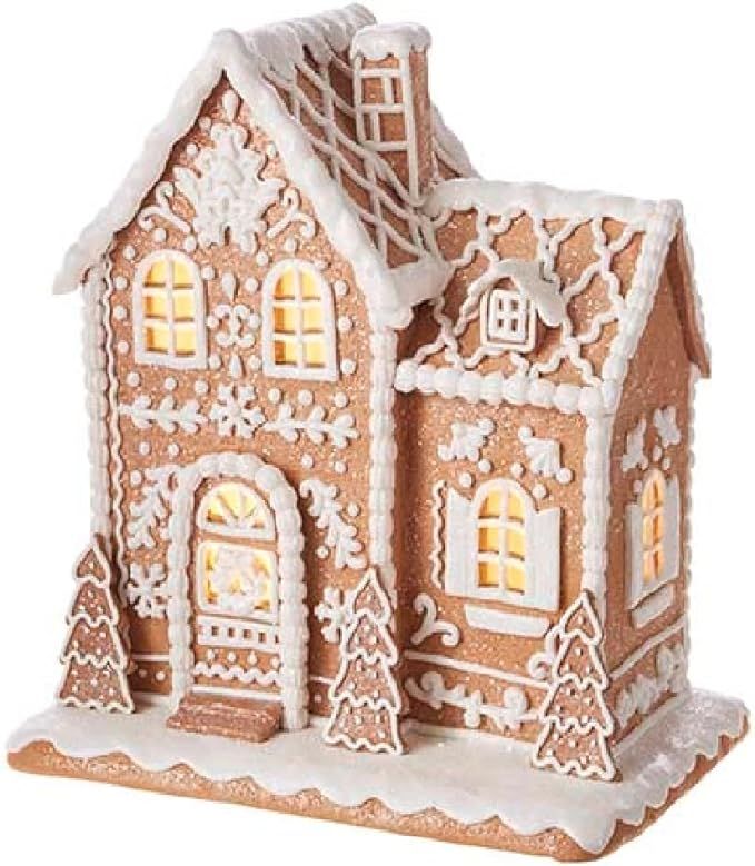 RAZ Imports 2022 Holiday in Provence 12.5" Lighted Gingerbread House | Amazon (US)