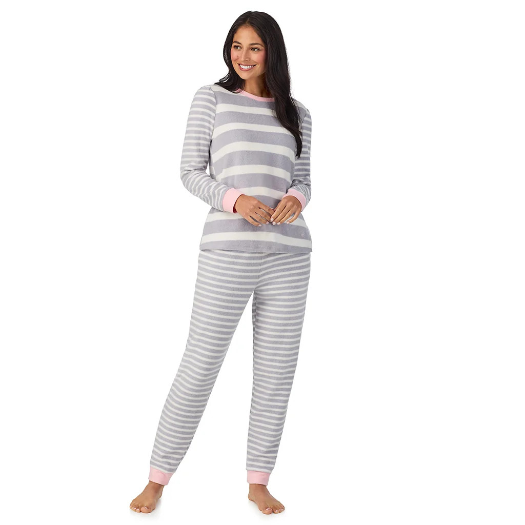 Cuddl Duds x Jennifer Lake Fleece with Stretch Long Sleeve Top with Jo | CuddlDuds