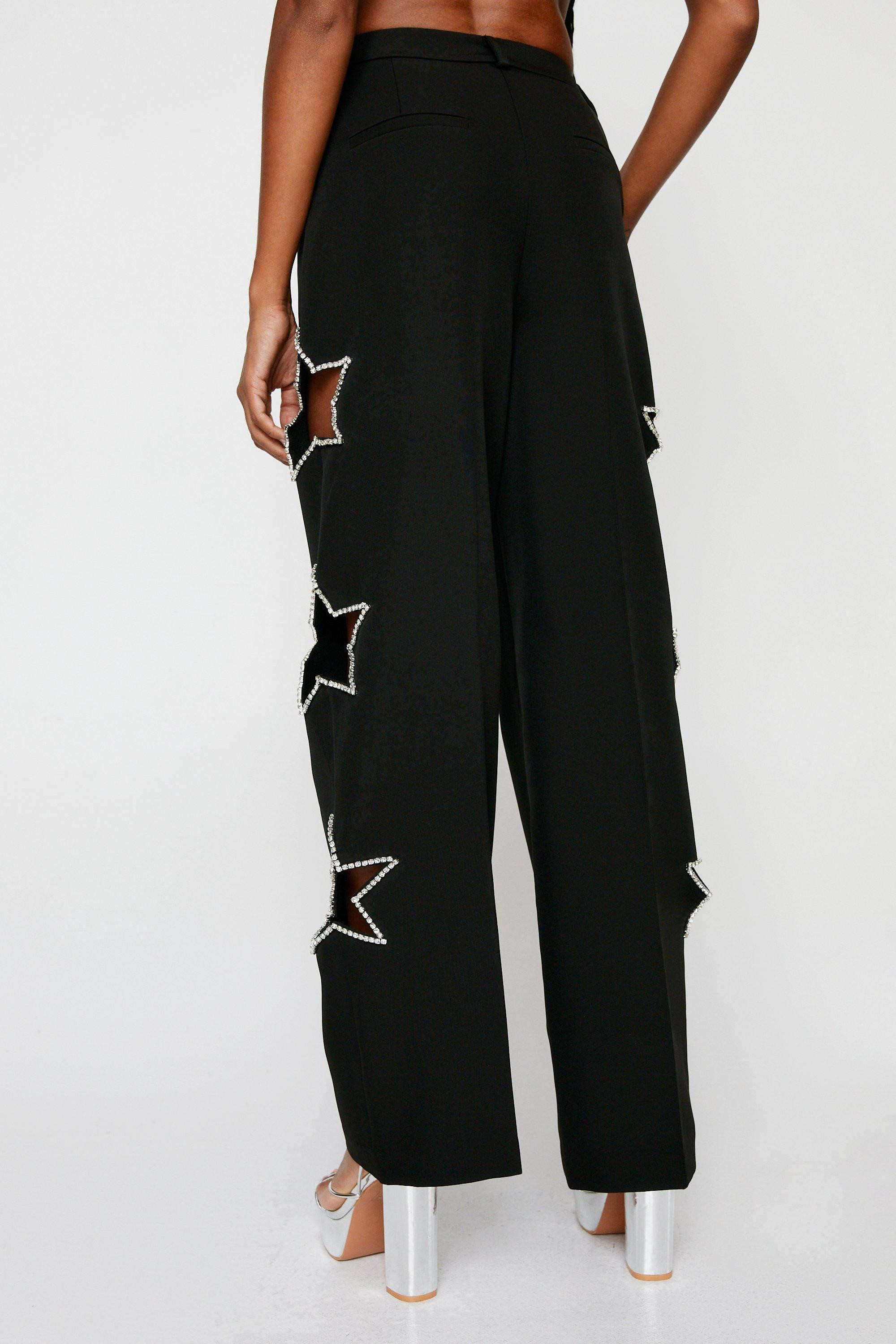 Premium Star Embellished Pants | Nasty Gal US