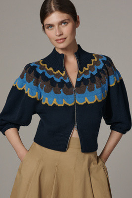 ALIGNE Nelly Knit Zip-Up Top | Anthropologie (US)