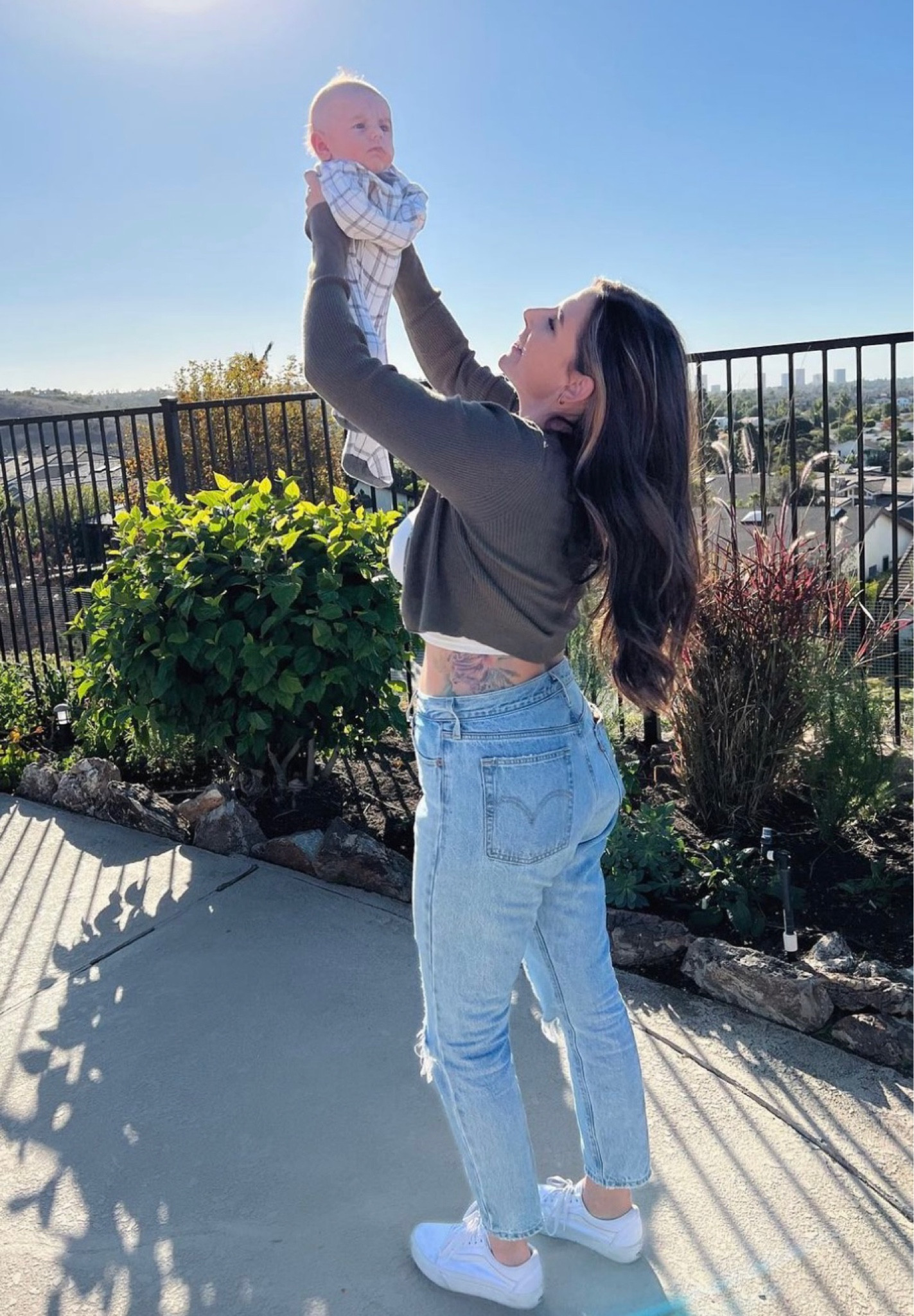 Casual jean outfit, cardigan sweater, crop top, white vans 

#LTKBacktoSchool #LTKFind #LTKSeasonal