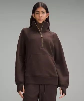 스쿠바 오버사이즈드 퍼넬넥 하프집   롱 | Lululemon KR