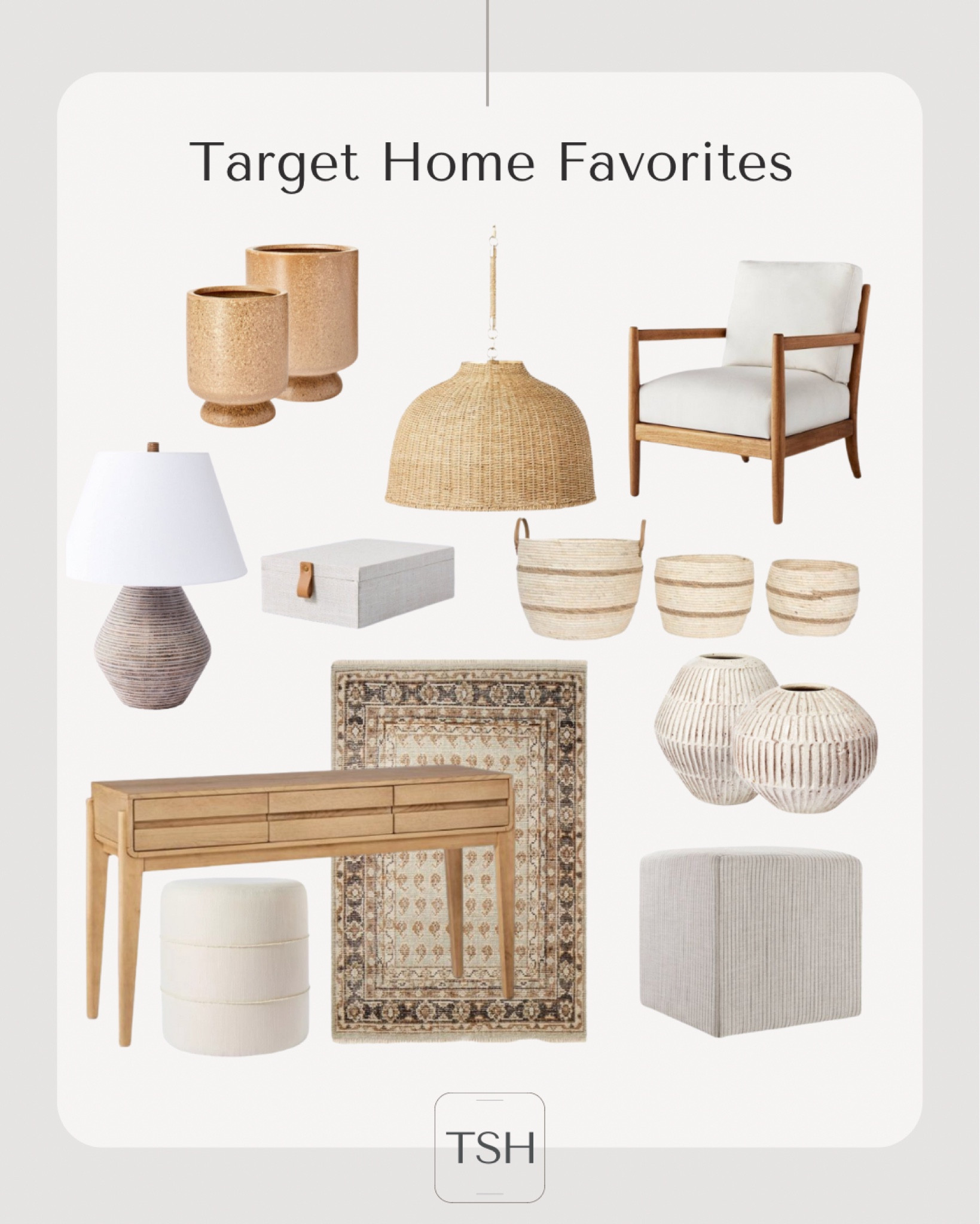 Home decor, living room decor, area rug, Living room furniture, Target Studio McGee, table lamp. I have & love all 15 pieces !

#LTKFind #LTKhome #LTKunder100