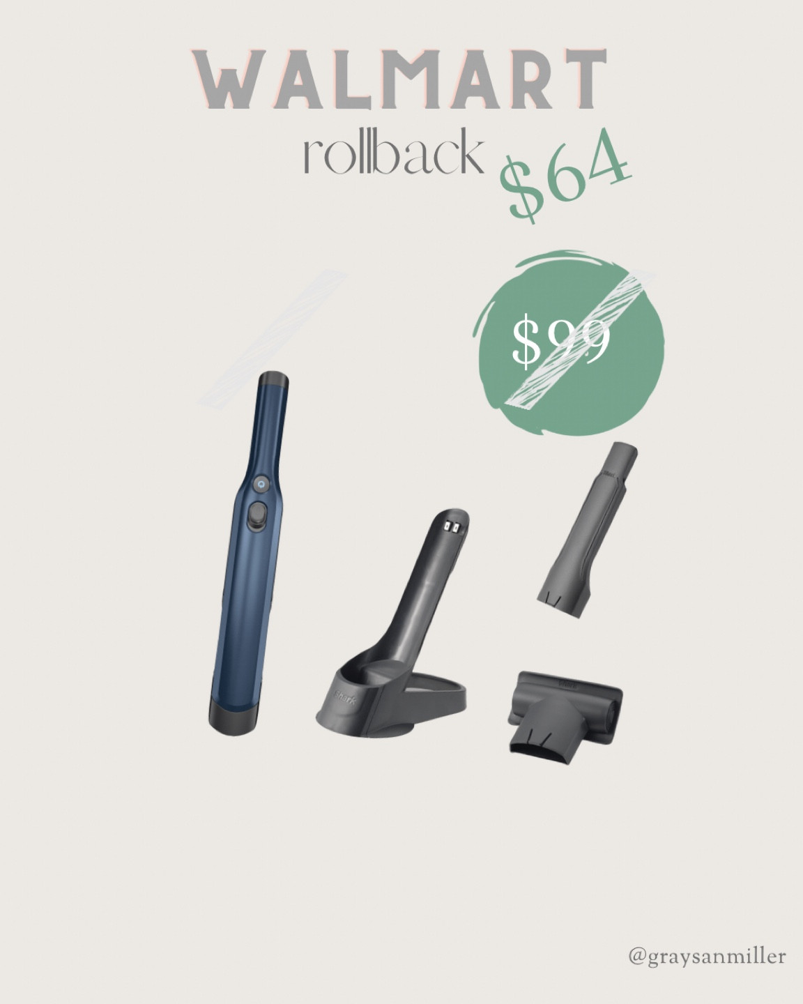 Shark Wand Vac on Walmart sale! 

#LTKHoliday #LTKGiftGuide #LTKsalealert